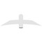 Ekena Millwork Bellingham Architectural Grade PVC Gable Bracket, 60"W x 17 1/2"H x 2"D x 6"F, 7/12 Pitch GBP060X18X0206BEL00 - alternate 5